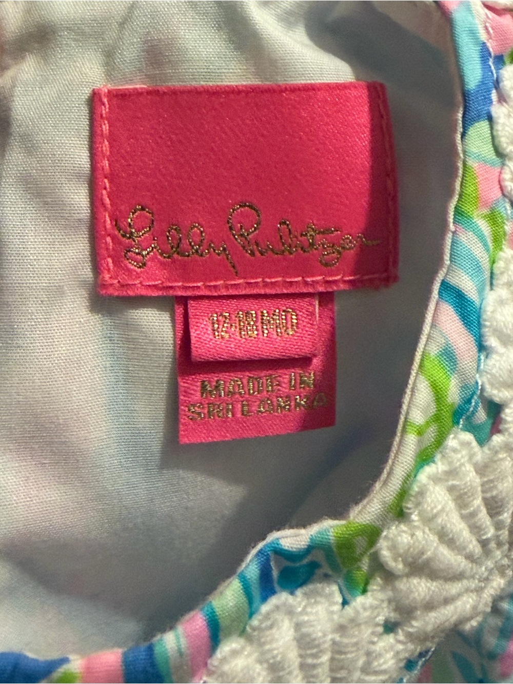 Lilly Pulitzer Baby Lilly Shift Dress 12-18 Months NWOT - Picture 3 of 3